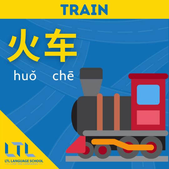 Transport in Chinese - train