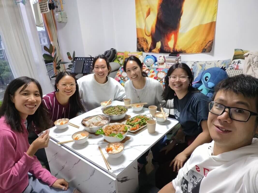 Food at a Homestay in Chengdu